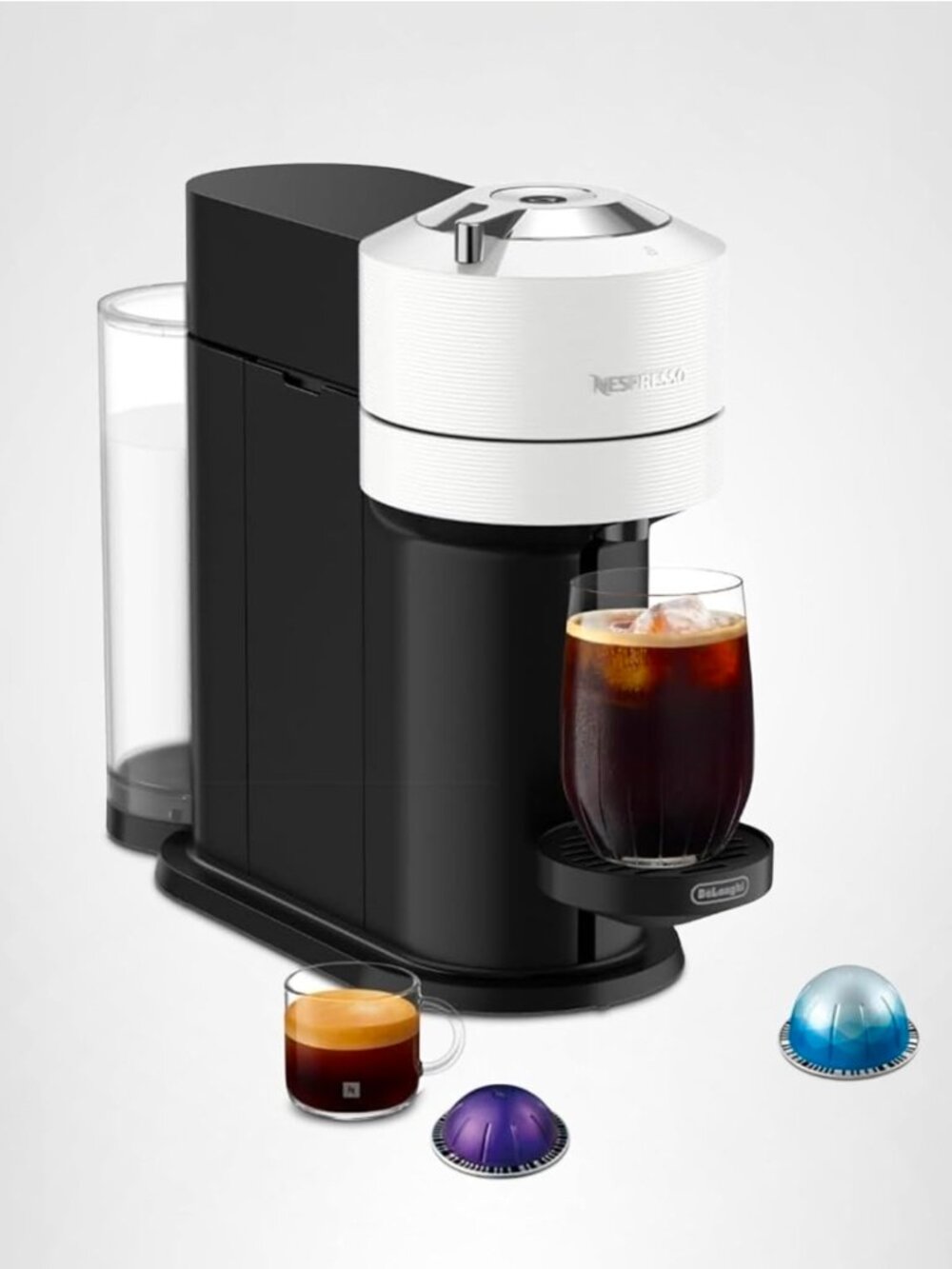 Nespresso Vertuo Next Coffee and Espresso Maker by De'Longhi, White